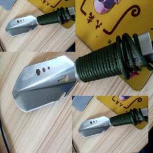 Industrial Tactical Hunting Knife Shovel Stainless + Aluminum Material