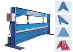 Blue Color 4m Width Hydraulic Sheet Bending Machine For Galvanized Steel Coil