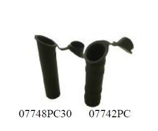 Buy MARINE BOAT PLASTIC NYLON FISHING ROD HOLDER WITH COVER at wholesale prices