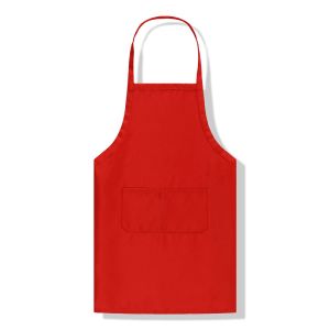 Custom Logo 100% Cotton Adjustable Neck Apron For Kitchen