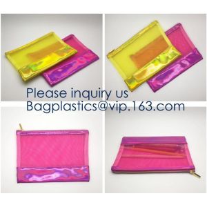 Biodegradable Clear EVA Plastic Zipper Bag/ Cosmetic Packaging Bag,Travelling