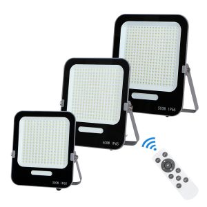 China KCD High Power IP65 Rectangular Fixtures Dimmable Top Selling Garden Outdoor Floodlight 6500k LED Flood Light Gray Color on sale