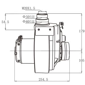 24V DC forklift drive assembly DC motor system drive wheels with high quality
