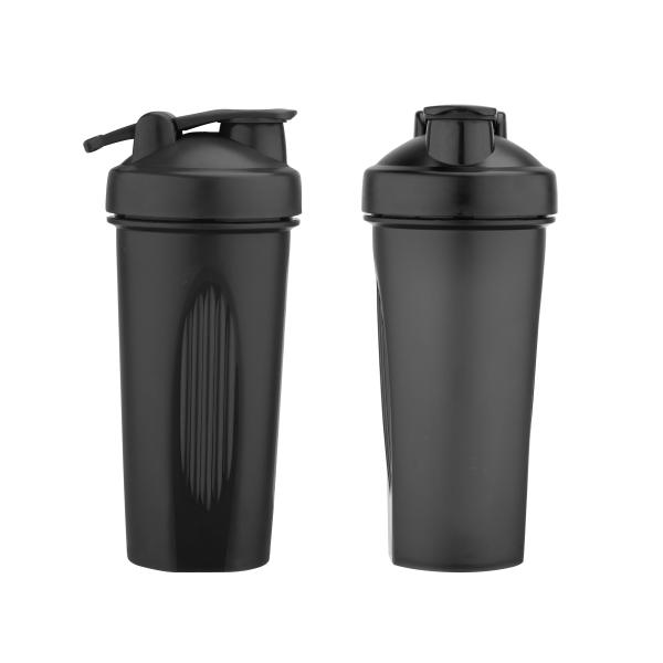 Shaker Bottle 304 Steel Mixing Ball Smart Custom Logo Gym Protein, BPA Free Drink Plastic Water Sport Shaker Bottle