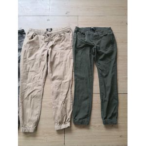 98% Cotton 2% Spandex Ladies Chino Joggers Womens Slim Chinos
