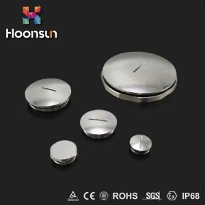IP54 Nickel Plated Brass Accessories Hexagonal Screw Plug Caps