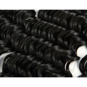 Curly Weave Virgin Hair Peruvian Human Hair Weave Bundles Wet And Wavy