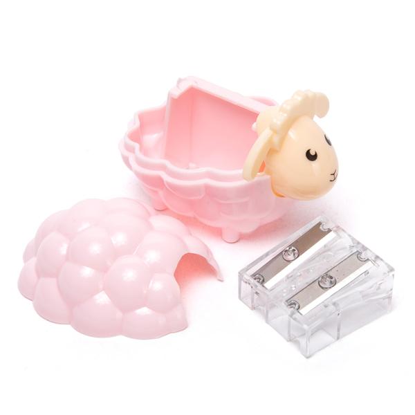 Cute Animal Sheep Cartoon Pencil Sharpener Baby Safe