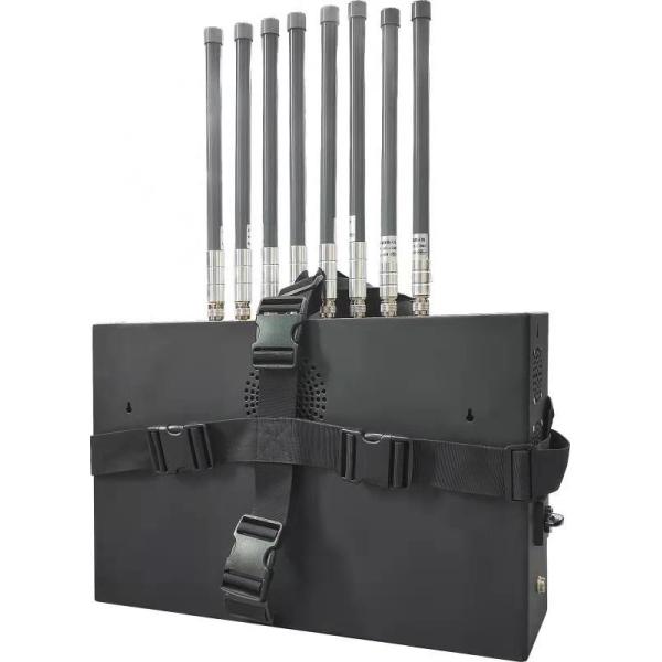 Buy Backpack High Power Jammer Remote Control 8 Channels 80M Radius Blocking at wholesale prices