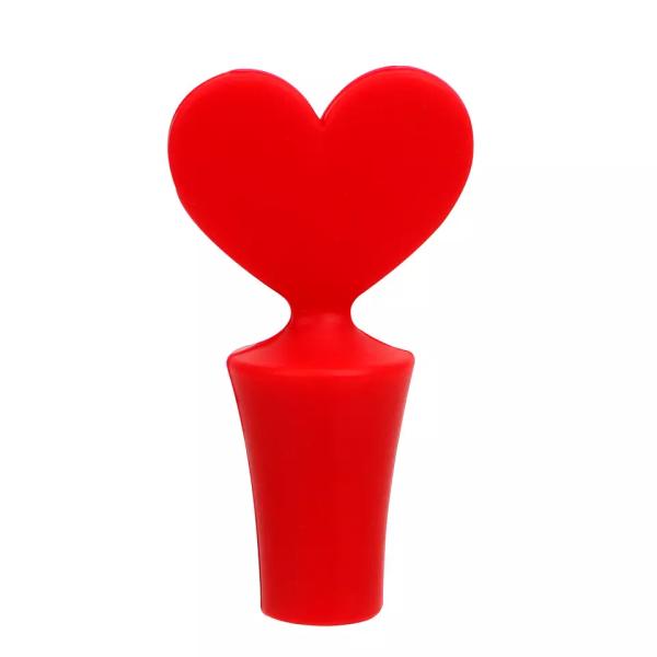 Fresh-keeping Gel Cork Silicone Bottle Stopper Cute Top Poker Bar Accessories Wine Pourer
