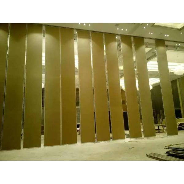 4m Height Operable Acoustic Sliding Partition Walls MDF Board + Aluminium