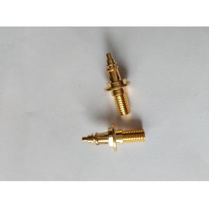 Customized professional brass CNC machining parts, brass electrical contact,