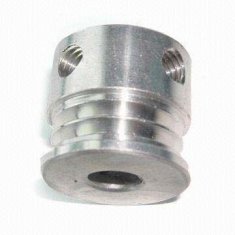 Quality 100% cnc machining process aluminum turned part with machined finish for sale
