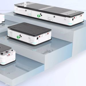 AGV Automated Guided Vehicle with Safety Features And Collision Avoidance