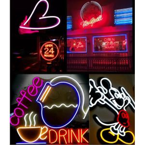 12V 6X12mm Silicone LED Neon Rope Light IP67 Flexible SMD 2835 LED Strip