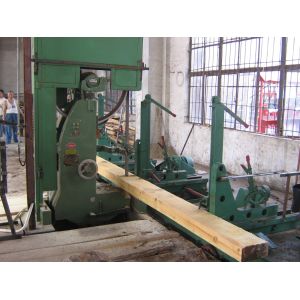 MJ3210 Vertical Woodworking Bandsaw Mill With Electric Log Carriage