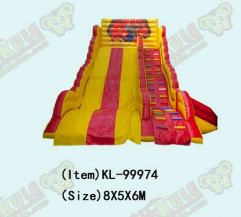 Customized Large Children Fun Park Inflatable Slide For Rentals
