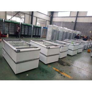 Commercial Display Cabinet Freezer Horizontal Large Capacity Fresh Keeping