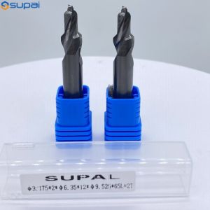 Quality Customized Cutting Tools TiAIN Coating Carbide End Mill With Varying Cutting Speed And Feed Rate for sale