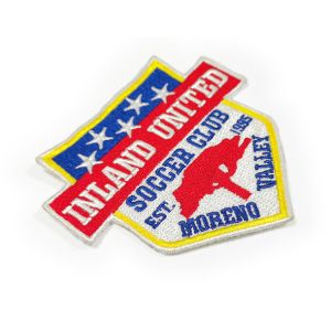 Decorative Iron On Embroidered Patches Size And Shape Customized For Garment