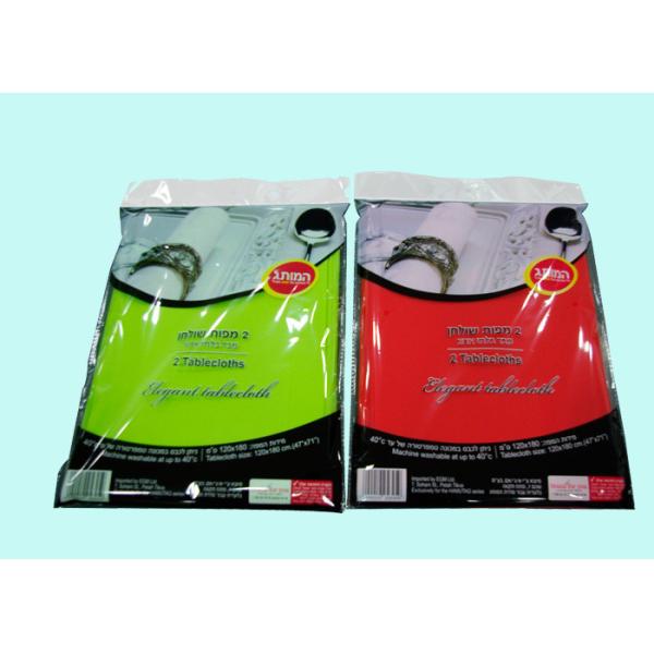 Custom OEM Printed TNT Non Woven Tablecloth / Disposable Tablecloth Non woven