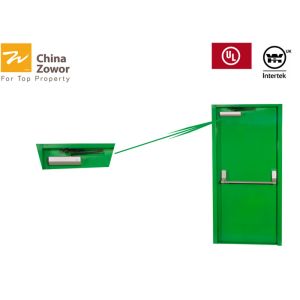 NFPA252 Standard 45mm Fd60 External Fire Safety Doors Power Coating