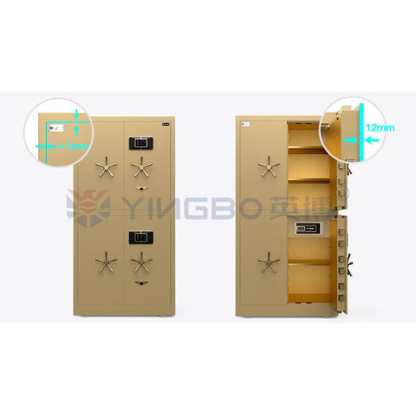 H1800mm Four Doors Fingerprint Lock Vault Door Movable Vault Room Safe Box