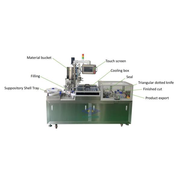 Stainless Steel Suppository Production Line Automatic Filling Sealing Production Line