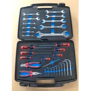 Quality Hard Plastic Non Magnetic Tool Kit For MRI Scanner Repair In Black Case And Color for sale