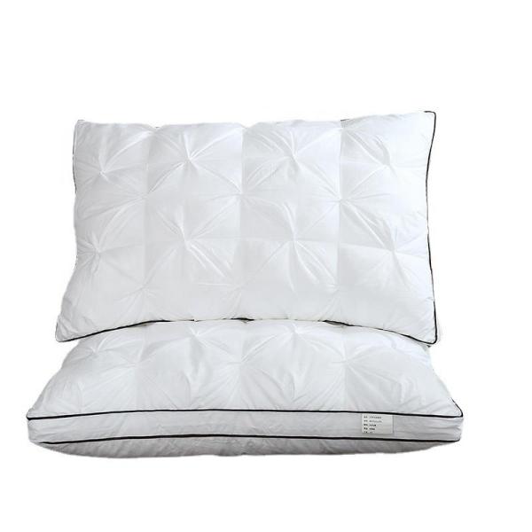 Buy Three-Dimensional Silk Cotton Pillow Core for Hotel High Resilience Neck Protection at wholesale prices
