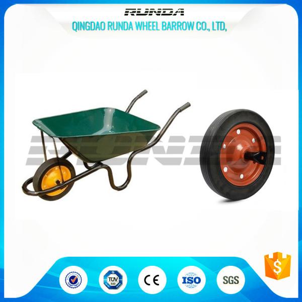 Buy Solid Wheel 13"X3" Home Hardware Wheelbarrow 100kg Load Wide Stance Legs at wholesale prices