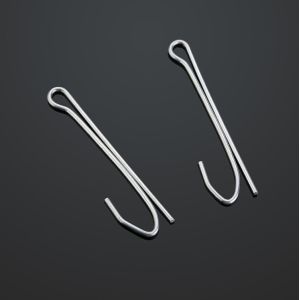 Silver Iron Drapery Tie Back Hooks Shower Curtain Hangers