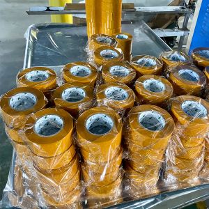 Custom Self Adhesive Logo Coloured Tape With Wrap For Amazon 6 Rolls