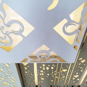 Full Open PVDF 2.4m 2.4mm Curtain Wall Panel System