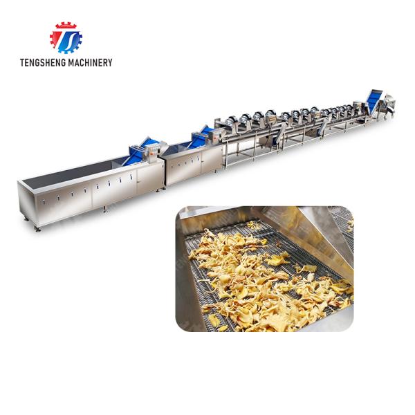 Large-scale fruit and vegetable washing,drying and cutting production line Fruit