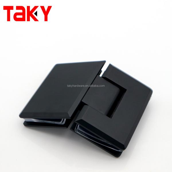 Glass Door Hardware Adjustable 135 Degree Glass to Glass Beveled Edge Shower Door Hinge