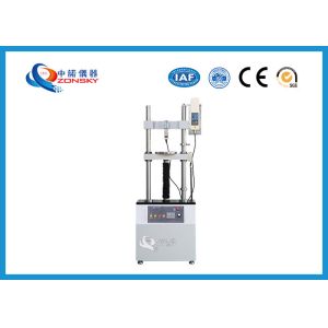 Double Pole Tensile Strength Testing Equipment , Electric Vertical Tensile Tester