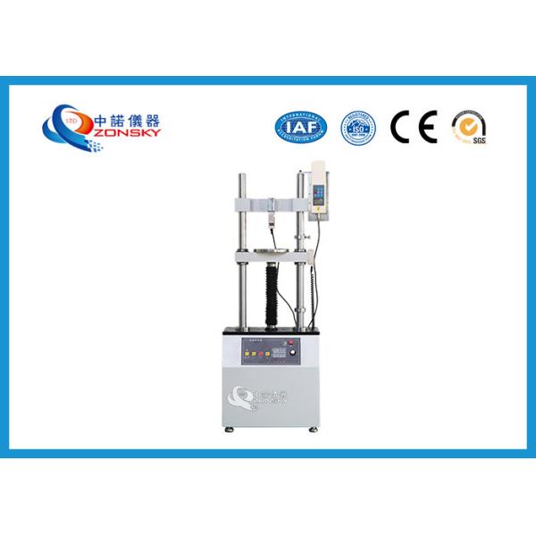 Buy Double Pole Tensile Strength Testing Equipment , Electric Vertical Tensile Tester at wholesale prices