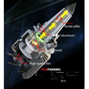 High Power 100W 12V 4300K 9005 Led Light Bulb Car Led Headlight