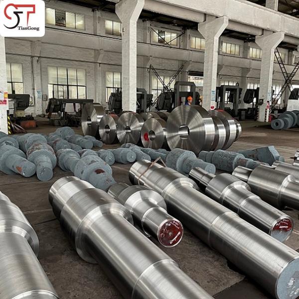 Large Alloy Steel Open Die Forgings Turbine Shaft Alloy Steel Forgings