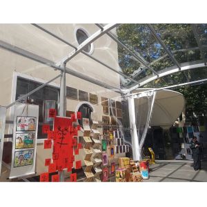 Unique Arcum Tent Tranparent Roof And Sidewalls For Kindergarden