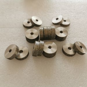 Diameter 38mm Customizable Electroplated Diamond Wheels For Hard Material