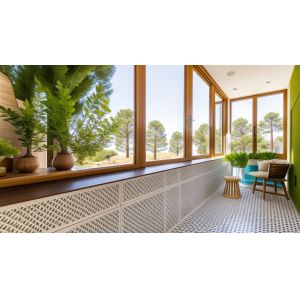 White Residential Aluminium Casement Windows Thermal Brake AAMA