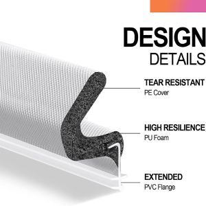 Excellent Chemical Resistance Foam Insert Waterproof D Shaped Molding Edge