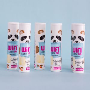 Supplements Industrial VC Effervescent Tablets Lemon Vitamin C Plastic Bottle