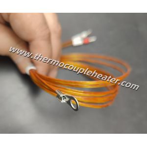 Custom Thermocouple Type J With Ring Terminal Kapton Extension Cable