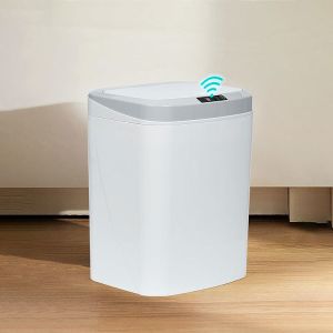 Quality Self Sealing Home Touchless Black Mini Airtight Automted Smart Trash Can for sale