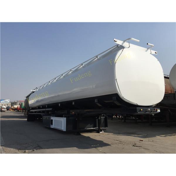 Carbon Steel 15000 Gallon 50m³ Fuel Tanker Semi Trailer 12 Wheeler Plam Oil Transport
