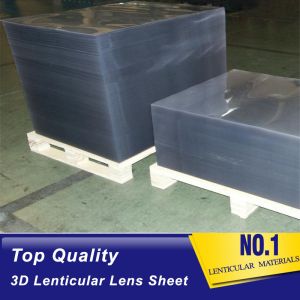 High Transparency Clear Lenticular Sheet 3d PET Lenticular 75 lpi lens sheet 3D