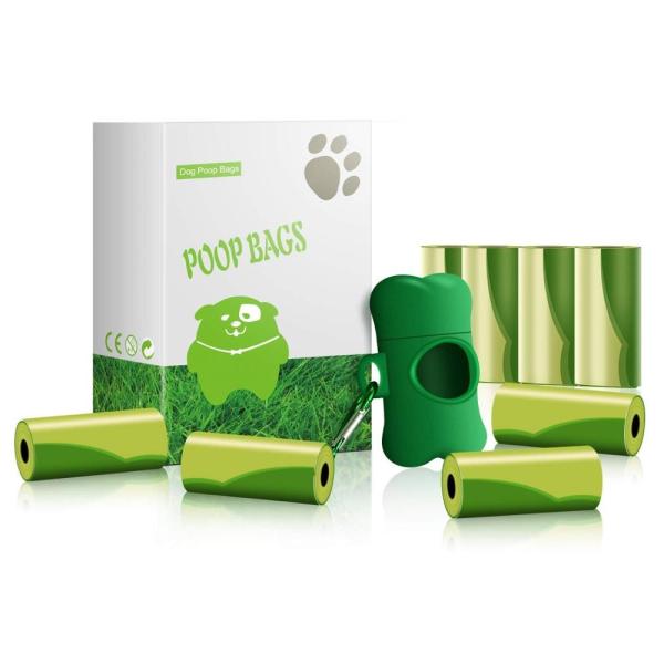 Buy Unscented Printed Truly Biodegradable Poop Bags For Dog / Cat / Rabbit / Pig at wholesale prices